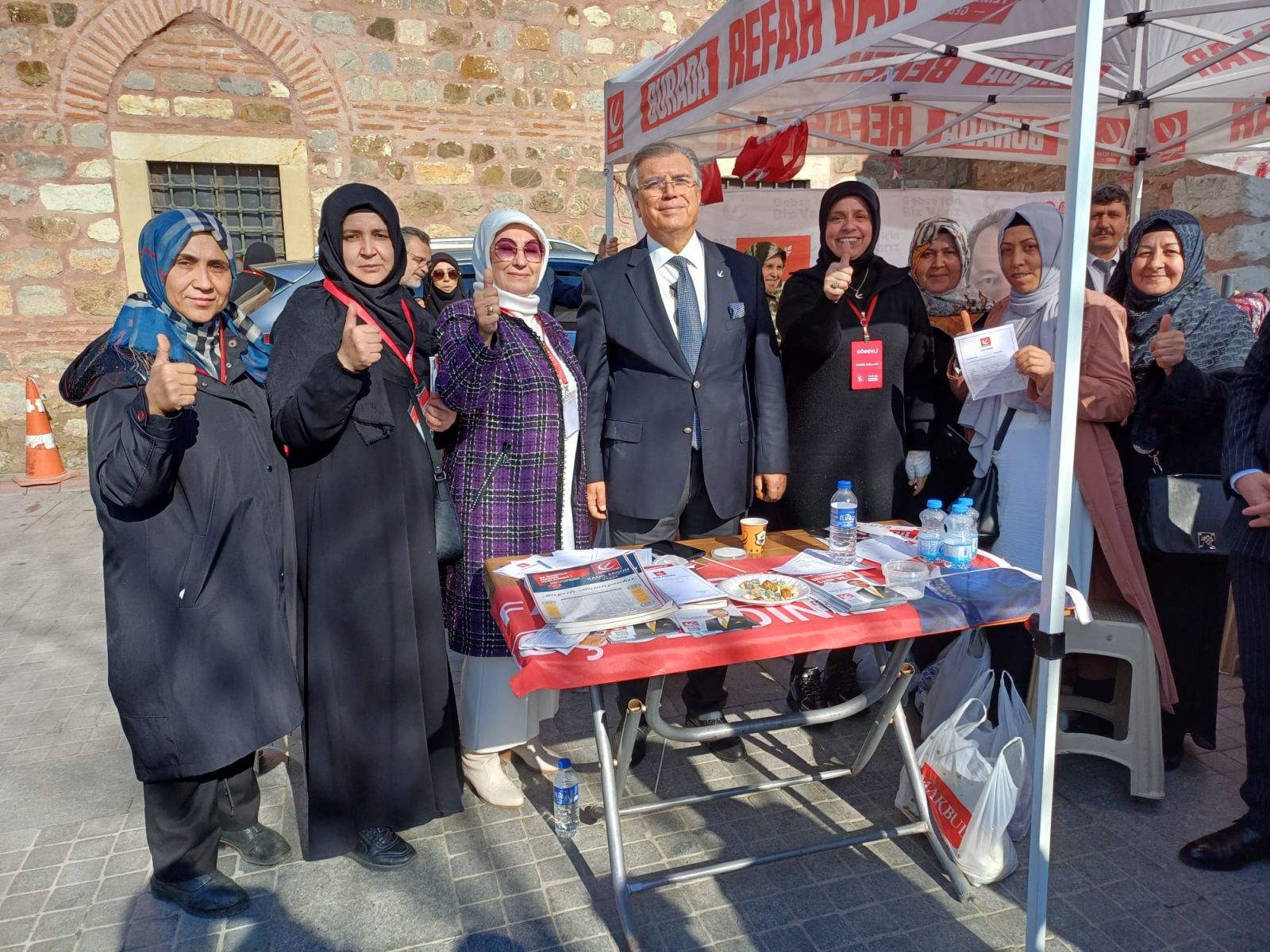 YENİDEN REFAH PARTİSİ , KADIN KOLLARI, ZEHRA BARUTÇU, PROF.DR DOĞAN AYDAL, YEREL SEÇİMLER