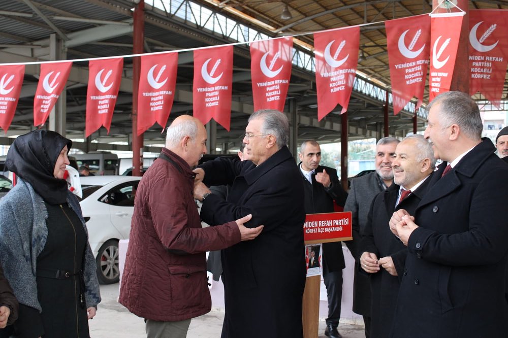 yeniden refah partisi, kocaeli , prof.dr. doğan aydal, körfez, hacı latif işçen