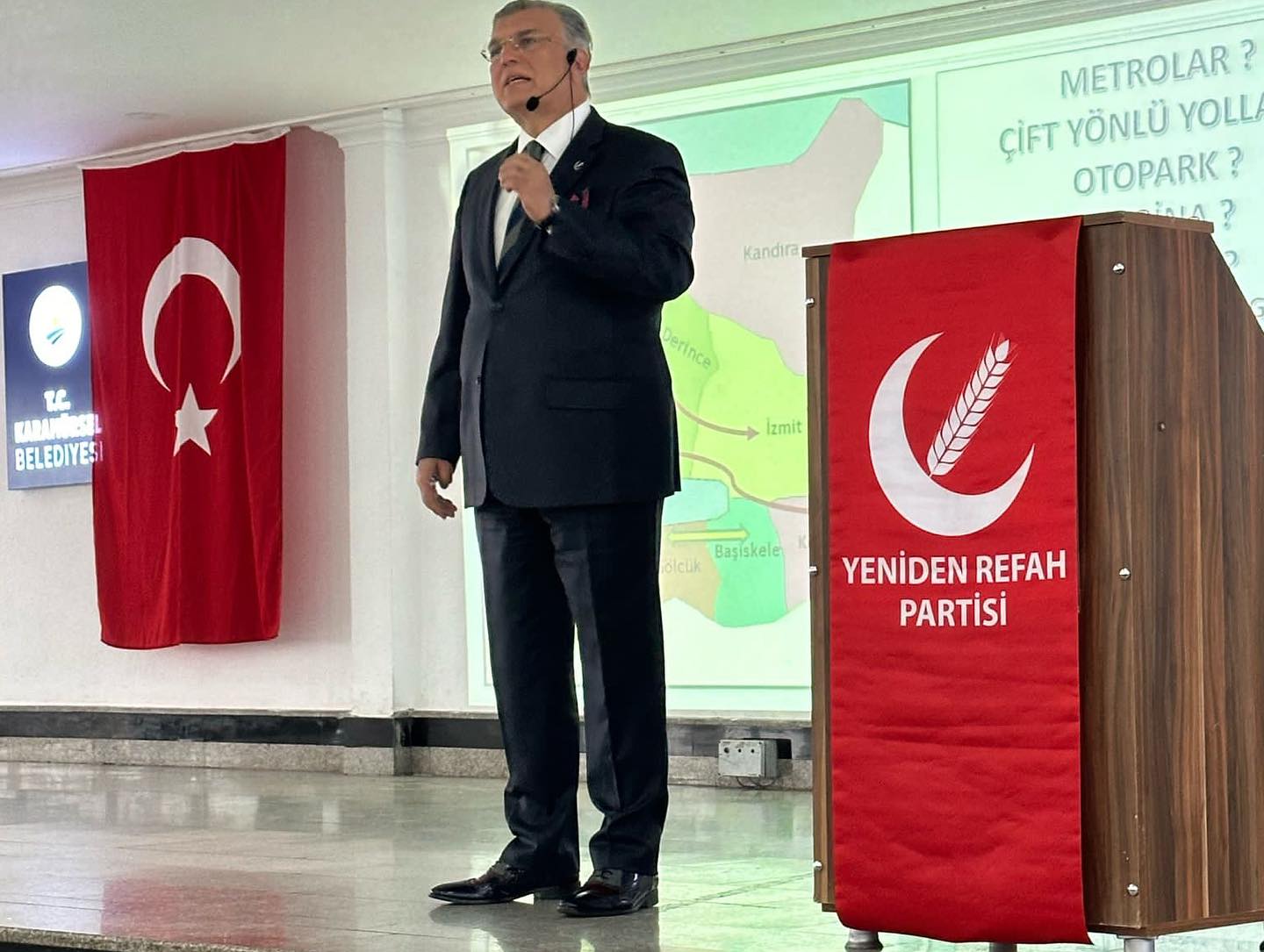 yeniden refah partisi, kocaeli büyükşehir belediyesi, prof.dr. doğan aydal, karamürsel, ali osman aydın