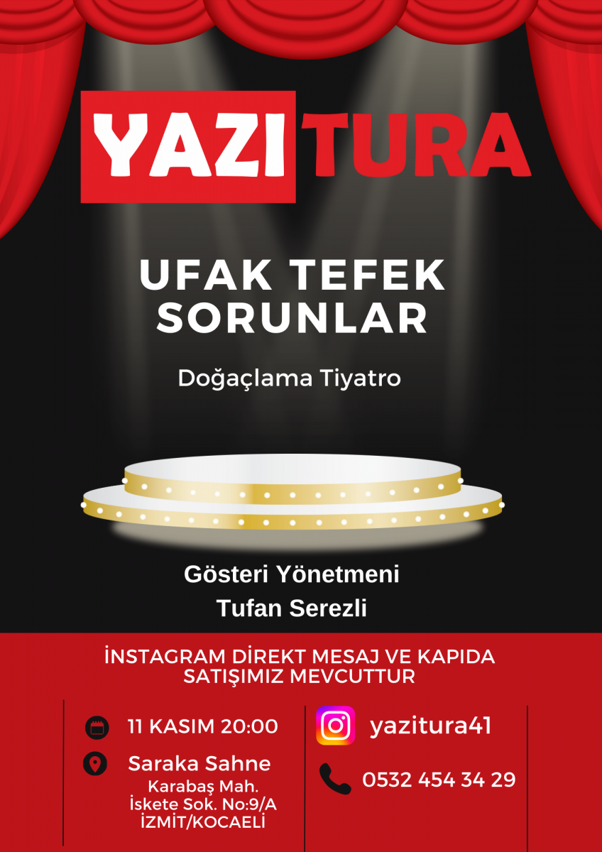 yazı tura, doğaçlama tiyatro, kocaeli