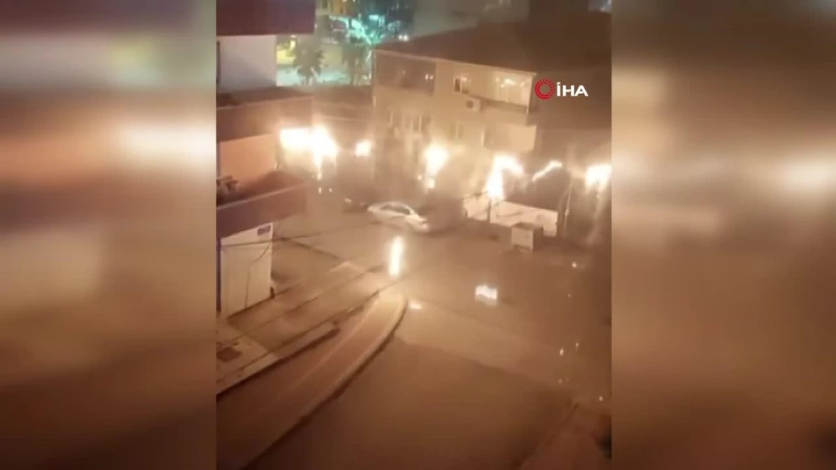 Elektrik kabloları bomba gibi patladı: 10 sokak karanlığa gömüldü