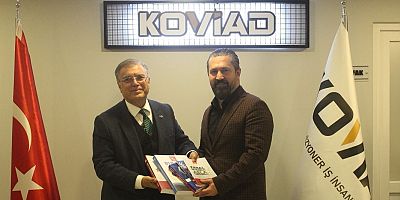 BÜYÜKŞEHİR ADAYI PROF. AYDAL’DAN KOVİAD’A ZİYARET 