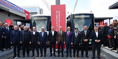 Şehir Hastanesi Tramvay Hattı törenle açıldı